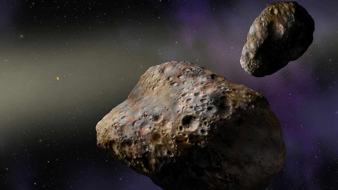 «Кьюриосити» увидел массивные астероиды в ночном небе Марса